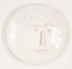 Victor Cicansky, Untitled - Vegetable Plate, 1985, ceramic plate