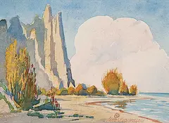 James Blomfield, Untitled - Cumulus Cloud, 1941, watercolour on paper