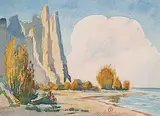 James Blomfield, Untitled - Cumulus Cloud, 1941, watercolour on paper