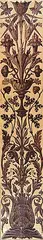 John Fanshaw, Untitled - Decorative Floral Composition, 1895, oil and gold leaf on canvas