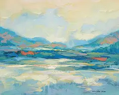 Wang Kui, Before the Rain, gouache on paper
