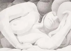 Ernest Friedrich Lindner, Untitled - Nude #207/250, photo-lithographic reproduction on paper