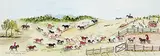 Irene E. McCaugherty, Round up the Ponies [2], 1983, watercolour on paper