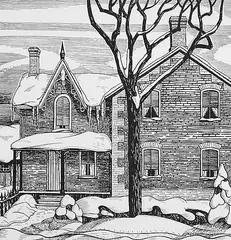 Carl Schaefer, Messinger House, Hanover 1931, 1931, offset lithograph on paper
