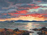 Horace Champagne, 5 Seconds Before Sunrise, St. Lawrence River
