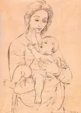 Stanley Morel Cosgrove, Untitled - Mother and Child
