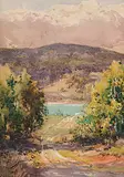 Robert Ford Gagen, Untitled - Summer Path, watercolour on paper