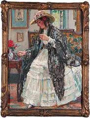 Suzanne Minier, Untitled - The Necklace, oil on canvas