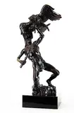 John Weaver, Untitled - Indian Bringing Down an Eagle #1/25, bronze sculpture