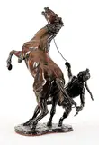 John Weaver, Untitled - Indian and Mustang #19/25, bronze sculpture