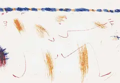 John Hartman, Dream Figure #3/10, 1985, colour etching on paper