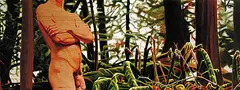 Laurie Papou, Camouflage Foliage, 1990, oil on panel