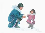 Dorothy Francis, Cold Enough for Mittens #190/295, 1985, photo-lithographic reproduction on paper