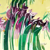 Sophie Paquet, Cries en Champs, acrylic on canvas