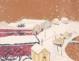 Walter J. Phillips, On the West Coast, 1931, colour silkscreen on paper