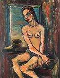Clifford Foard Robinson, Untitled - Shy Girl