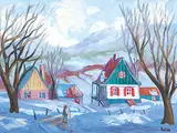 Claude Rollin, Charlebois Quebec, 1998, oil on canvas