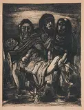 Koloman Sokol, Mexican Peasant Women Burying Their Dead