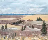 Jean Davenall Turner, Farm Near Calgary