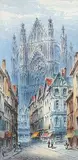 William H. Wallis, Untitled - Cathedral at Beauvais, watercolour on paper