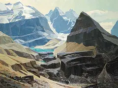 Alan Caswell Collier, To Lake Oesa, 1984, oil on canvas