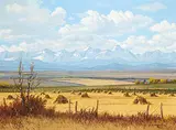 George A. Horvath, Mountain View with Harvest