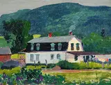 Robert Pilot, Val Morin, 1939, oil on solid panel
