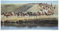 Ken Danby, Trail 2000 #92/2000, 2000, colour lithograph on paper