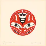 Robert Davidson, Frog #41/172, 1977, colour silkscreen on paper