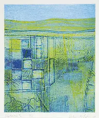 John Kenneth Esler, September 2 #2/15, 1969, colour collagraph on paper