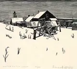 Leonard Hutchinson, Winter on the Lake #13/50