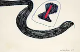 Menashe Kadishman, Untitled - Abstract