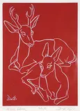 Illingworth Kerr, Mule Deer #A.P.