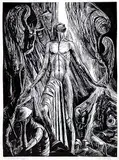 Rosemary Elizabeth Kilbourn, The Resurrection #16/25, wood block on paper