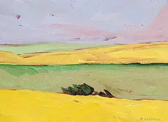 Katherine Lakeman, Canola, 2001, acrylic on canvas