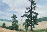 David Langevin, Bright Day, 1994, acrylic on hard board