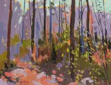 Arthur George Lloy, Woods Interior, 1981, oil on paper board
