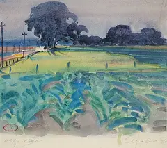 William Maltman, Wexford Rd., 1939, watercolour on paper