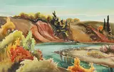 Janet Holly Middleton, Untitled - Foothills River