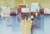 Franklin Herbert Palmer, Untitled - Reflected Buildings