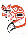 Glen Rabena, Fox #122/199, 1977, colour silkscreen on paper