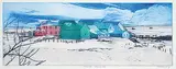 David Silverberg, Middle Sackville #11/50, colour etching on paper