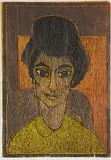 Eugenia Weinerek, Pauline #5/6, 1964, colour wood block on paper