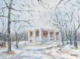 Lucienne Boucher Zegray, Untitled - Winter View, 1981, oil on canvas