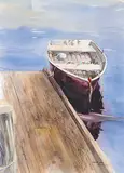 Dennis Yates, Deep Reflection, watercolour on paper