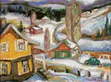 Pierre Bedard, Douce Hiver Journee, 1996, oil on particle board