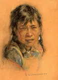 Nicholas Raphael de Grandmaison, Untitled - Indian Child