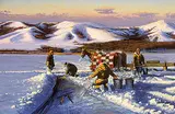 Michael Lonechild, Netting at Round Lake [Qu'Appelle]