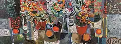 Francis John Miller, Untitled - Still Life, 1961, oil on particle board