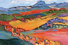 Sharon Thirkettle, In the Porcupines, acrylic on canvas